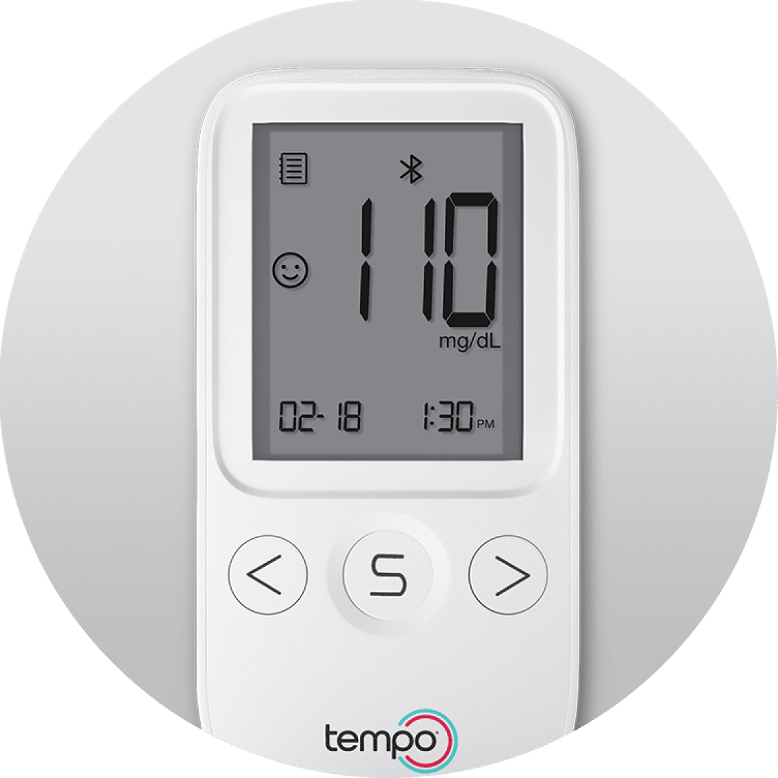 A Tempo Blood Glucose Meter